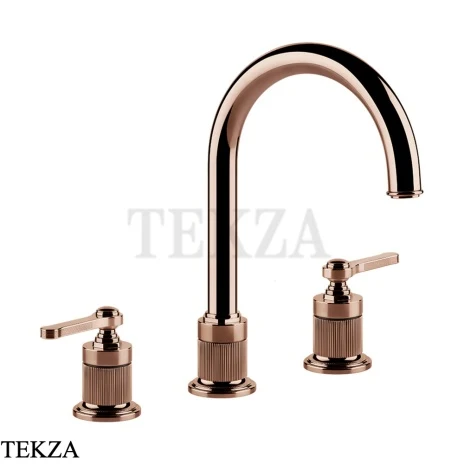 Gessi VENTI20 Смеситель для раковины зонтичный, без донного клапана 65016-030, Copper PVD
