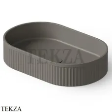 Dea Design Washbasins Раковина настольная 55х35 Solid Surface DD9801 550 3, Grey №3