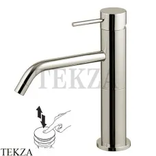 FIMA Carlo Frattini Spillo UP Смеситель для раковины высокий, с гарнитуром F3031LSN, Brushed nickel