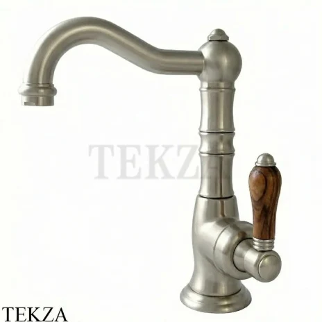 Nicolazzi Cinquanta Смеситель для раковины высокий, с донным клапаном Forest, 3458NS77C, Satin nickel