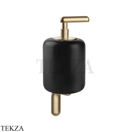 Gessi Goccia Дозатор для жидкого мыла, черная керамика 38014-726, Warm Bronze Br. PVD