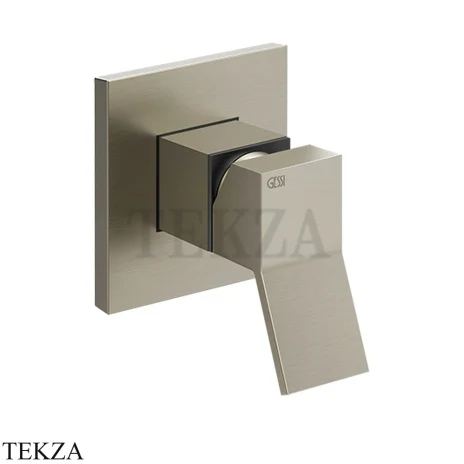 Gessi RETTANGOLO K Смеситель для душа, внешняя часть 53109-149, Finox Brushed Nickel