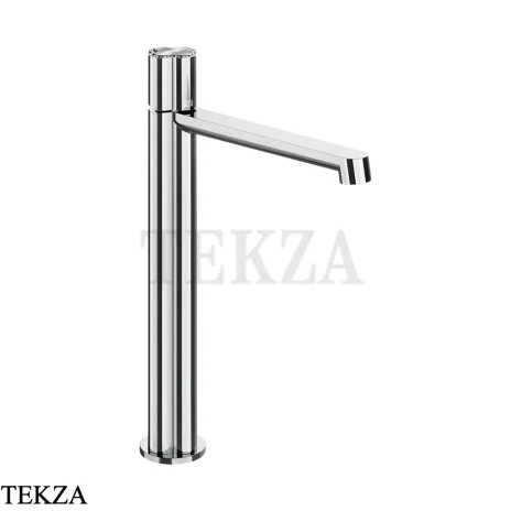Gessi Ludovica Смеситель для раковины высокий crystals, без гарнитуры 76304-031, хром глянец