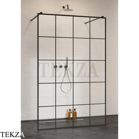 Radaway Modo X I Factory Душевая перегородка 130 см, вход с двух сторон, 388334-54-57, черный матовый