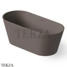 Dea Design Shadow Ванна отдельностоящая овальная 160x70 Solid Surface DD8606 1600 6, Grey Brown №6