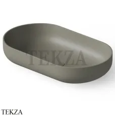 Dea Design Washbasins Раковина настольная овальная Solid Surface DD9104 580 4, Light Grey №4