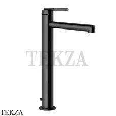 Gessi INGRANAGGIO Смеситель для раковины длинный, с донным клапаном 63505-706, Black Metal