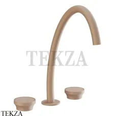 Gessi Origini WARM Смеситель для раковины с донным клапаном 66015-275, Matte Cipria