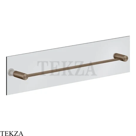 Gessi 316 ACCESSORIES Полотенцедержатель для крепления на стекло, 60 см 54925-761, Coffee Bronze Brushed PVD