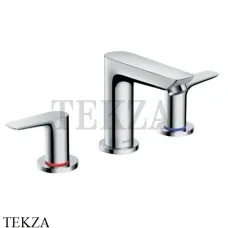 Hansgrohe Talis E Смеситель для раковины, с донным клапаном 71733000, хром глянец