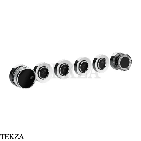 Gessi Perle Термостат для душа на 4 потока, внешняя часть 74736-031, хром глянец