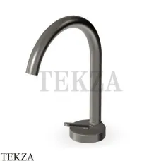 Zucchetti Isy22 Смеситель для раковины средний, без гарнитуры ZIS1403.C51, brushed metal black