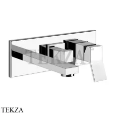 Gessi RETTANGOLO K Смеситель для ванны, внешняя часть 53136-031, хром глянец (снято с производства)
