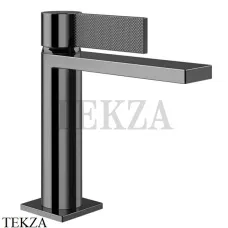 Gessi Inverso Diamantato Смеситель для раковины, без гарнитуры 73602-706, Black Metal