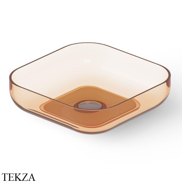 Dea Design Washbasins Раковина настольная 40х40 Glasstech DD9102 400 R1, Sunset R1