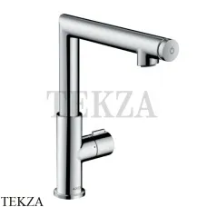 Axor Uno 200 Смеситель для раковины Select, с донным клапаном 45016000, хром глянец