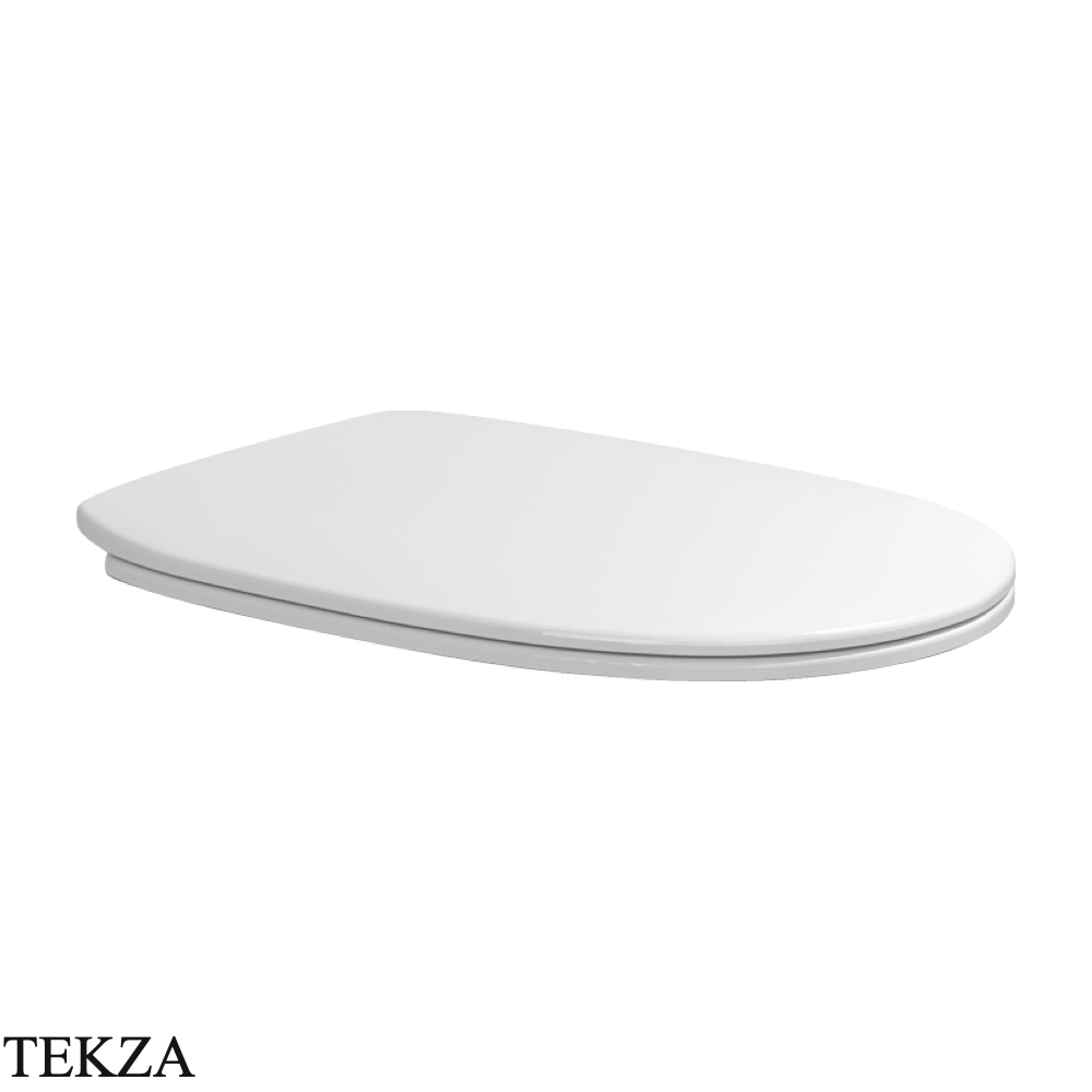 Flaminia Madre сиденье с крышкой Slim с микролифтом 36,5×47×3,5 см, белый глянец