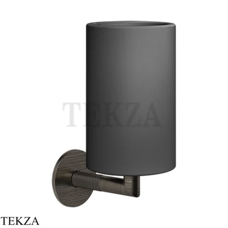 Gessi ANELLO Стакан настенный, композит черный 63708-187, Aged Bronze