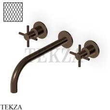 Zucchetti Helm Diagonal Смеситель для раковины, внешняя часть ZHM761.XP21G3, brushed chocolate PVD