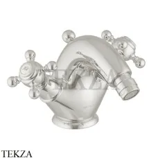 FIMA Carlo Frattini ELIZABETH Смеситель для биде, с донным клапаном F5092/2SN, Brushed nickel