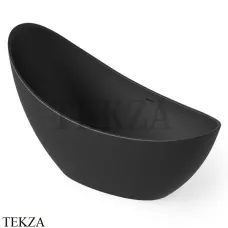 Dea Design Elegant Ванна отдельностоящая овальная 186x78 Solid Surface DD8621 1860 16, Black №16