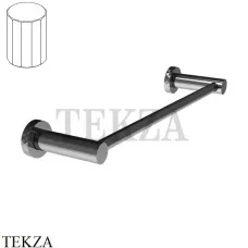 FIMA Carlo Frattini Spillo TECH V Держатель для полотенца 30 см F6000T/30VCS, Brushed black chrome
