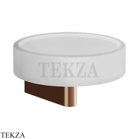 Gessi Origini Мыльница настенная с держателем, белая 66401-030, Copper PVD