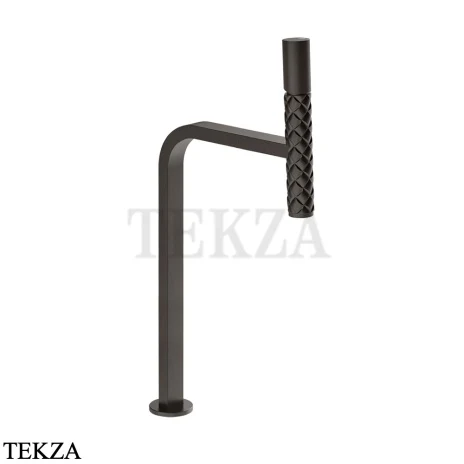 Gessi Pelle Tresse Смеситель для раковины высокий, без гарнитура 78504-707, Black Metal Br. PVD
