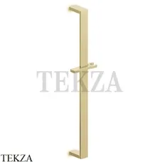 Zucchetti Aguablu Штанга с держателем для ручного душа Z93123.P31, brushed british gold PVD