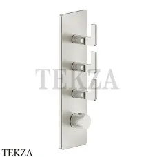 Gessi INCISO WELLNESS Термостат 3 выхода, внешняя часть 58206-720, Nickel PVD