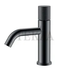 Boheme Stick Смеситель для раковины, без донного клапана Stick 121-SGM.4 Shine Gun Metal SPIRALE