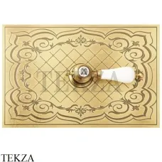 Migliore Ottone Classic «Сетка» Панель смыва 24245, без ручки смыва (декор 1) 24245, бронза classic