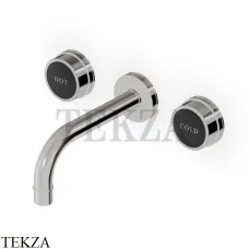 Zucchetti Savoir Смеситель для раковины, внешняя часть ZSV671.C8N, Nickel глянец-черный