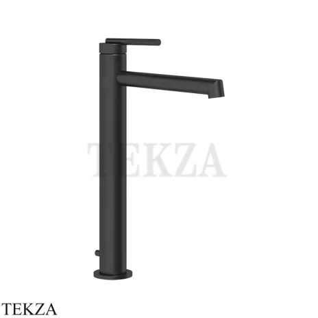 Gessi INGRANAGGIO Смеситель для раковины, длинный, с донным клапаном 63505-299, Black XL