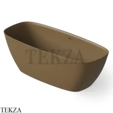 Dea Design Edge Ванна отдельностоящая скругленная 170x72 Solid Surface DD8671 1700 1, Dark Camel №1