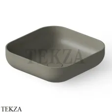 Dea Design Washbasins Раковина настольная 40х40 Solid Surface DD9102 400 4, Light Grey №4