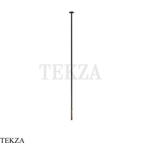 Gessi Jacqueline Излив для раковины потолочный, под размер 77099-707, black хром Brush