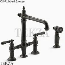 Kohler Artifacts Смеситель для кухни, с отдельным душем K-76519-4-2BZ, Oil-Rubbed Bronze