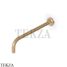 Zucchetti Agora Classic Кронштейн настенный для верхней лейки Z92970.P31, brushed british gold PVD