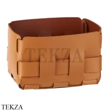 ADJ Bottega Корзина-ёмкость для мелочей 12x19 см 1012.09/30, коньяк/бордо