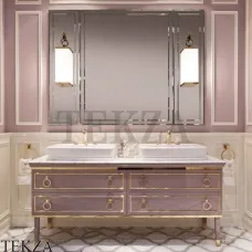 Oasis LUTETIA Тумба на ножках для двух накладных раковин 180