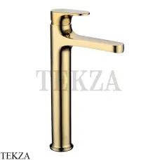 Boheme SPECTRE Смеситель для раковины высокий, без гарнитура 452-G, Золото глянец