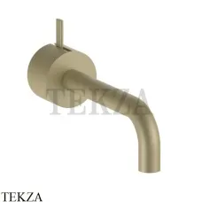 Fantini AF/21 Смеситель для раковины однорычажный, внешняя часть 27P6A513B, Matt British Gold