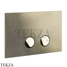 Gessi DIAMANTATO Клавиша смыва для инсталляции Geberit Sigma 8 и Sigma 12, 54681-710, Brass PVD