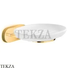 Newform O’RAMA Мыльница подвесная с держателем, керамика 67200.61.020, PVD Glossy gold Newform O’RAMA Мыльница подвесная с держателем, керамика 67200.61.020, PVD Glossy gold