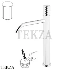 FIMA Carlo Frattini Spillo TECH V Смеситель для раковины, с донным клапаном F3031T/HXSVBS, белый матовый