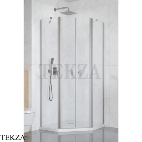 Radaway Nes PTD Комплект боковых стенок 90х90 см, 10051600-91-01, брашированный никель