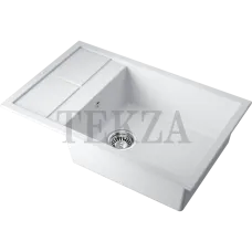 Omoikiri Sumi 78-LB Кухонная мойка Tetogranit прямоугольная с крылом 4993722 белый