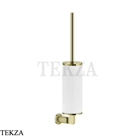 Gessi INCISO accessories Туалетный ершик настенный, белый 58519-710, Brass PVD