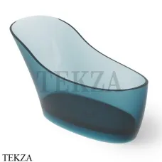 Dea Design Elegant Ванна отдельностоящая овальная 169x75 Glasstech DD8613 1690 R11, Dark Blue R11